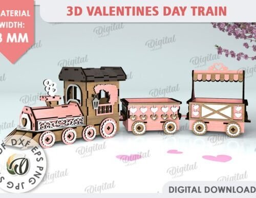 Tren De San Valentin Creativo Digital